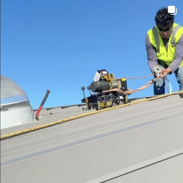 Standing seam roof install