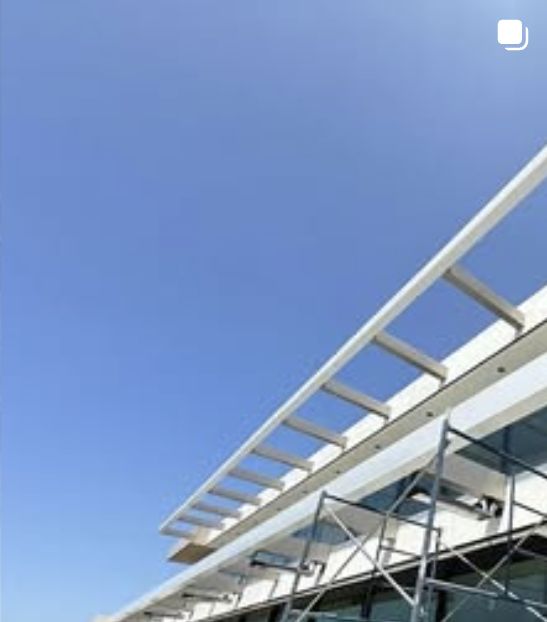 Architectural canopy metalwork